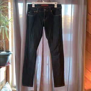 Dark denim Fitted Jeans